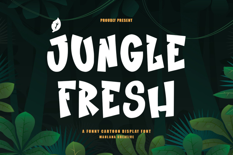 jungle-fresh-funny-cartoon-display-font