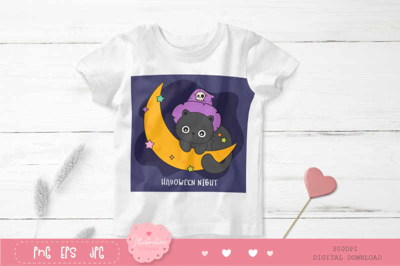 halloween-cat-on-moon-halloween-sublimation-kawaii-clipart