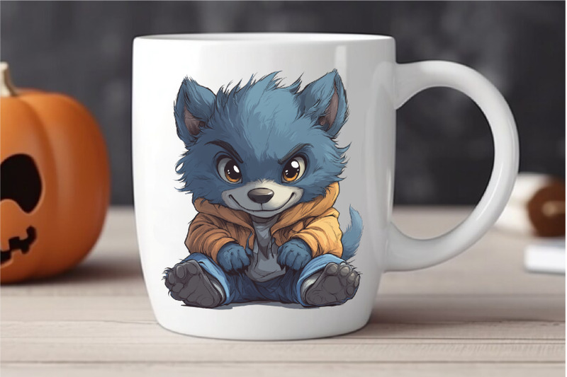 cute-halloween-werewolf-tshirt-sticker