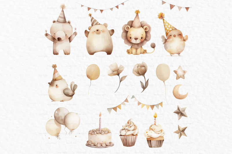 first-birthday-watercolor-clipart