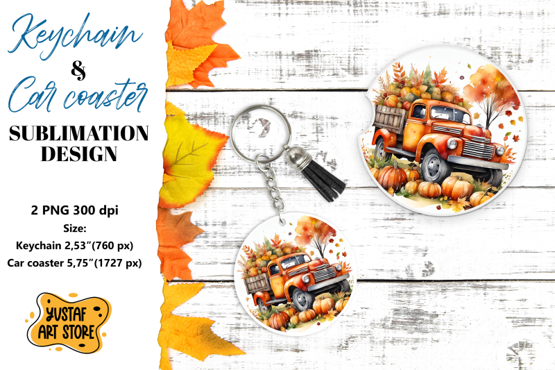 fall-keychain-fall-car-coaster-sublimation-design