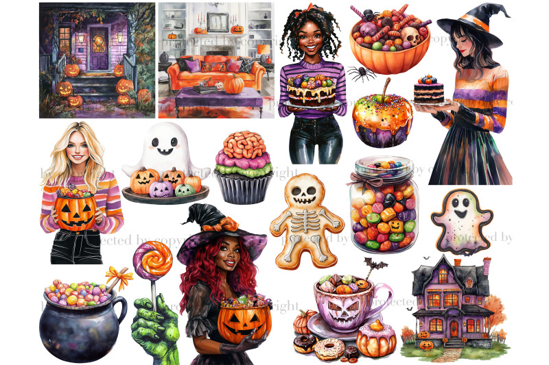 trick-or-treat-clipart-bundle-halloween-cookie-png