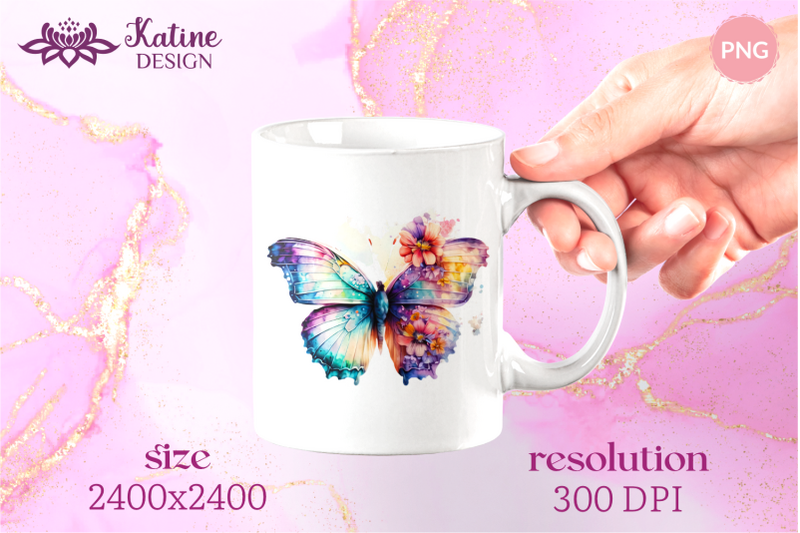 floral-butterfly-sublimation-design-watercolor-clipart-png