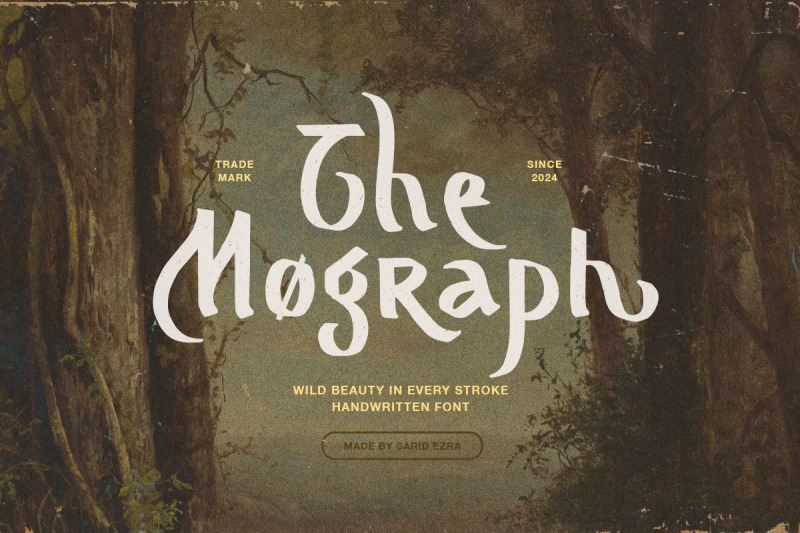 mograph-wild-handwritten-font