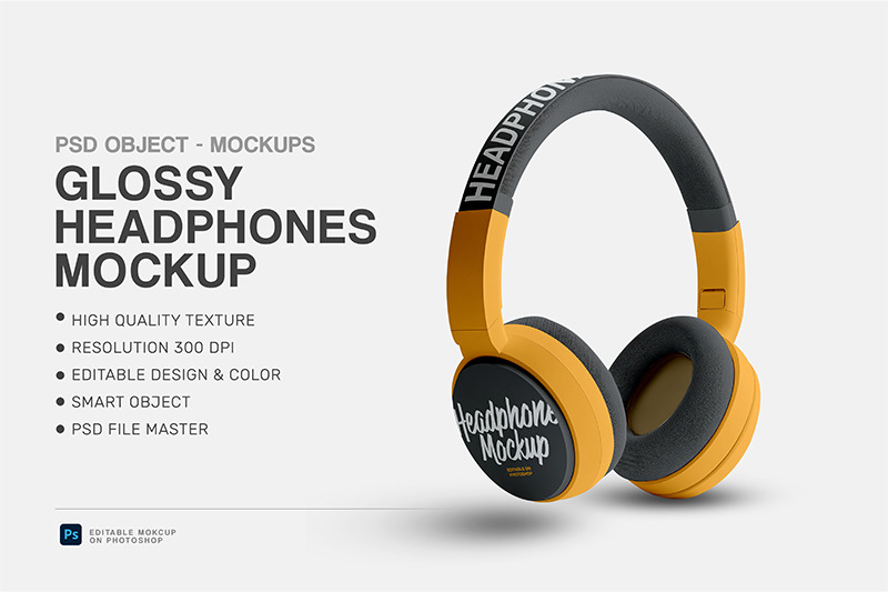 glossy-headphones-mockup