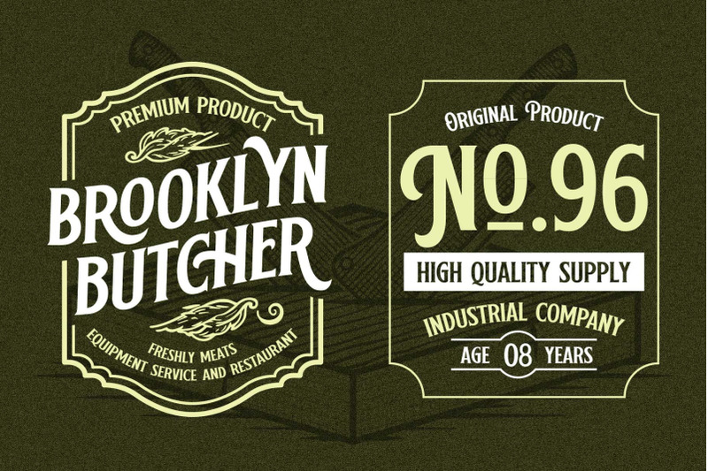 bancher-vintage-typeface