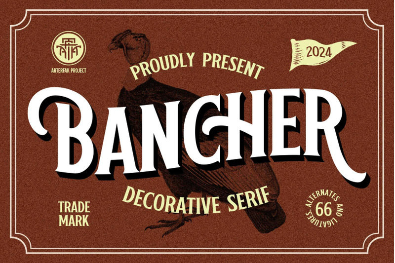 bancher-vintage-typeface