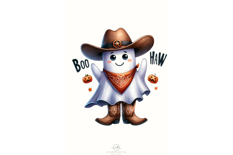 boo-haw-png-for-halloween-sublimation-cowboy-ghost-transparent-png-d