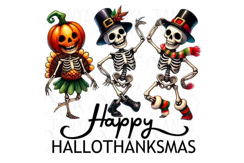 happy-hallothanksmas-png-dancing-skeletons-funny-halloween-designs