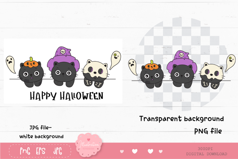 halloween-cats-halloween-sublimation-kawaii-clipart