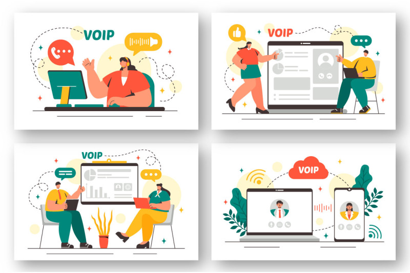 20-voip-or-voice-over-internet-protocol-illustration