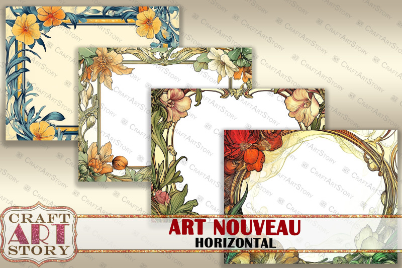 art-nouveau-frame-horizontal-journal-pages-border