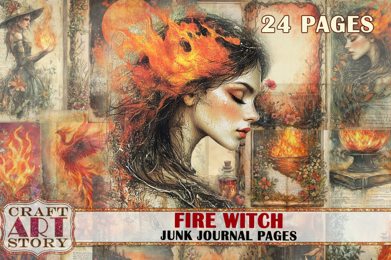 fire-witch-junk-journal-pages-scrapbook-digital-papers