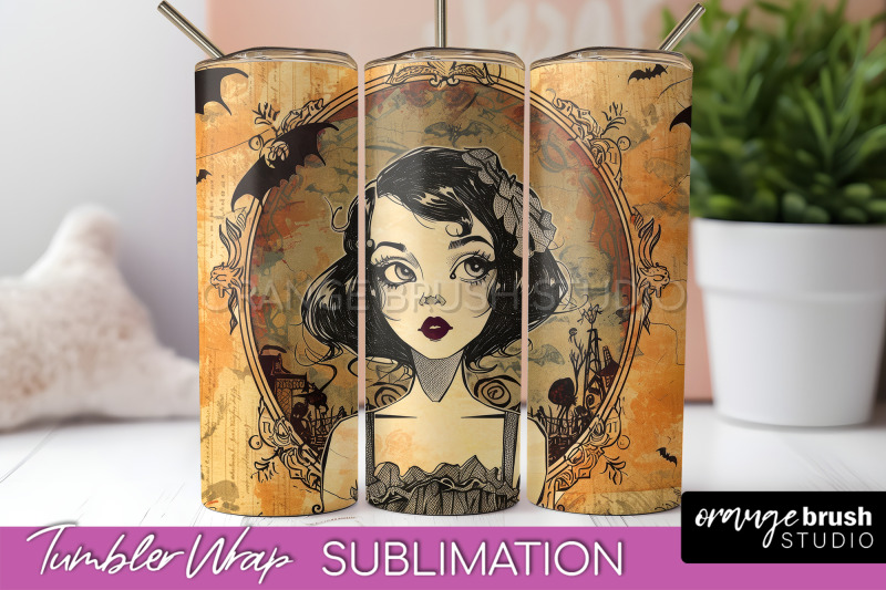 vintage-halloween-tumbler-wrap-spooky-halloween-sublimation