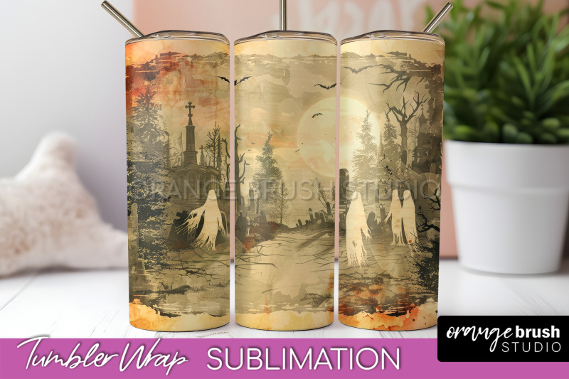 vintage-halloween-tumbler-wrap-spooky-halloween-sublimation