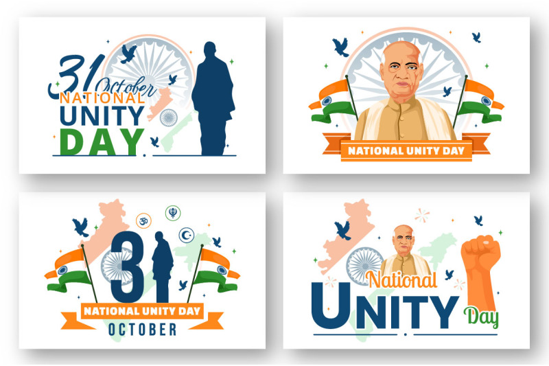 9-national-unity-day-in-india-illustration