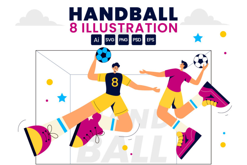 8-handball-sports-illustration