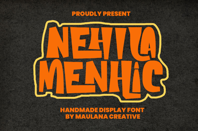 nehila-menhic-handmade-display-font