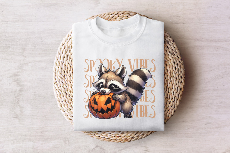 raccoon-spooky-vibes-png-halloween-png-spooky-season-png-retro-hall