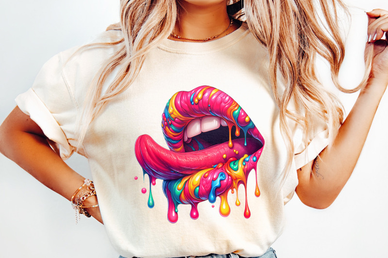 rainbow-lips-png-dripping-lip-clipart-digital-download-colorful-png