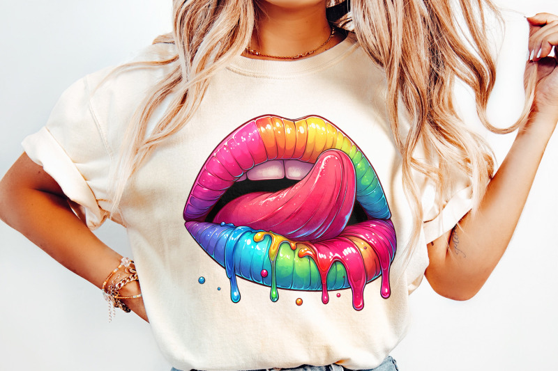 rainbow-lips-png-dripping-lip-clipart-digital-download-colorful-png