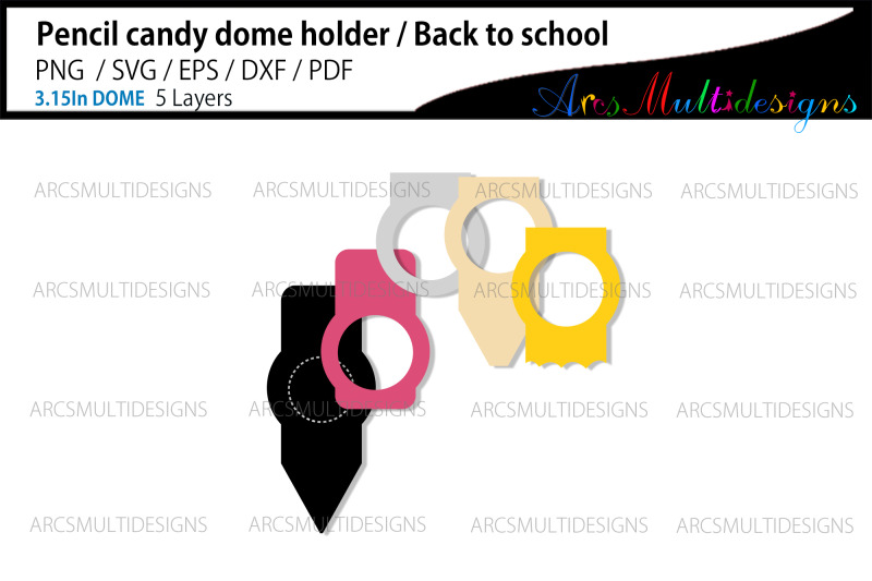 pencil-candy-dome-holder