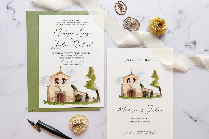 rustic-church-wedding-invitation-amp-save-the-date