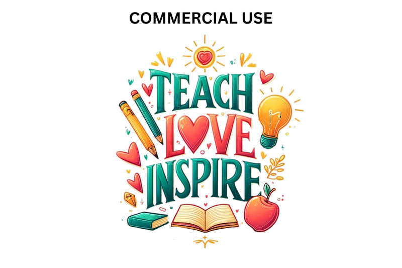 teach-love-inspire-png-teacher-039-s-life-inspirational-quote-retro-teac