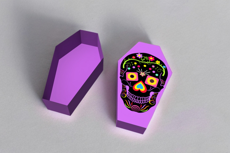 coffin-favor-3d-papercraft