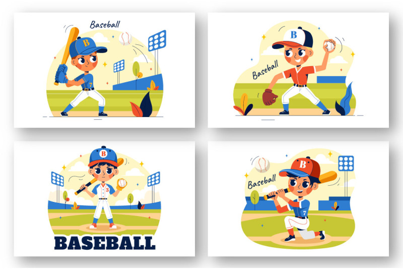 9-baseball-kids-player-illustration