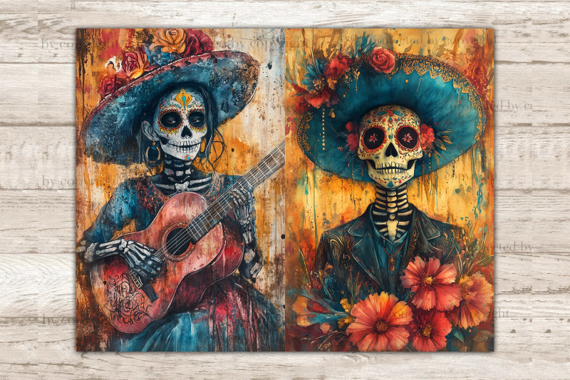 dia-de-los-muertos-journal-card-halloween-paper-craft