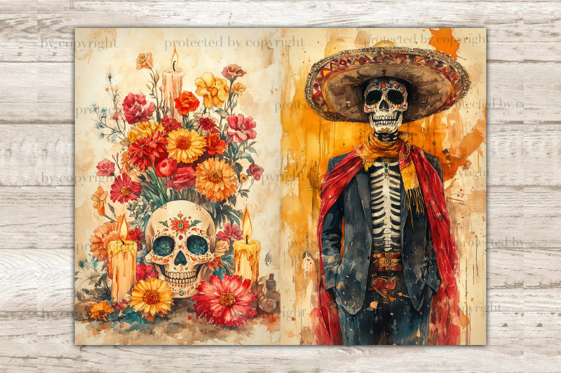 dia-de-los-muertos-journal-card-halloween-paper-craft