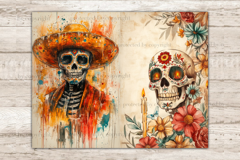 dia-de-los-muertos-journal-card-halloween-paper-craft