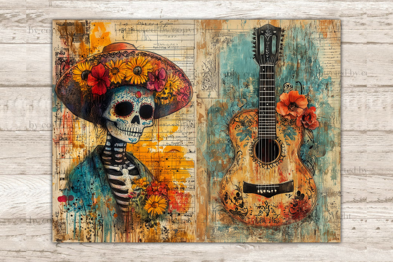 dia-de-los-muertos-journal-card-halloween-paper-craft