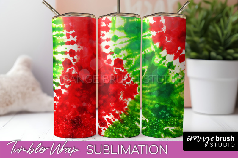 christmas-tie-dye-tumbler-wrap-glitter-tumbler-sublimation