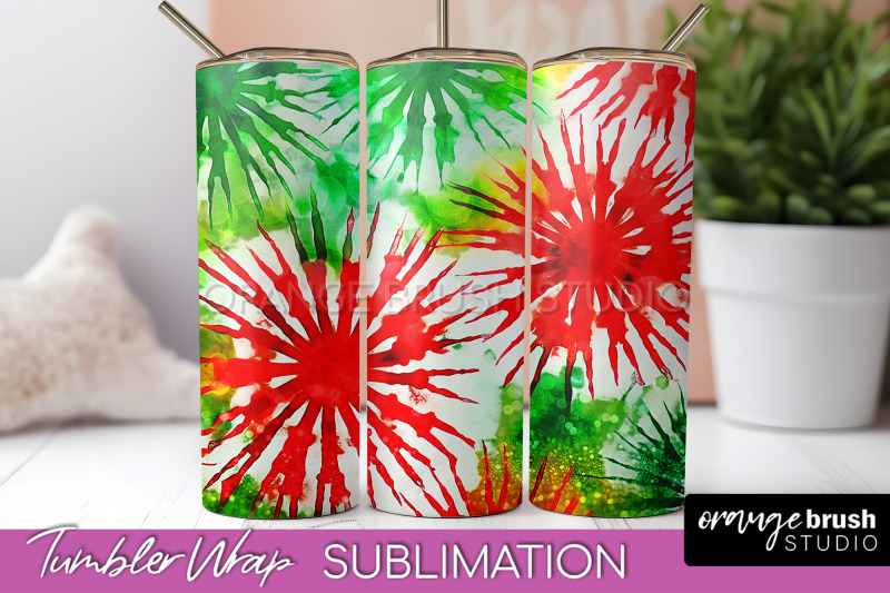 christmas-tie-dye-tumbler-wrap-glitter-tumbler-sublimation