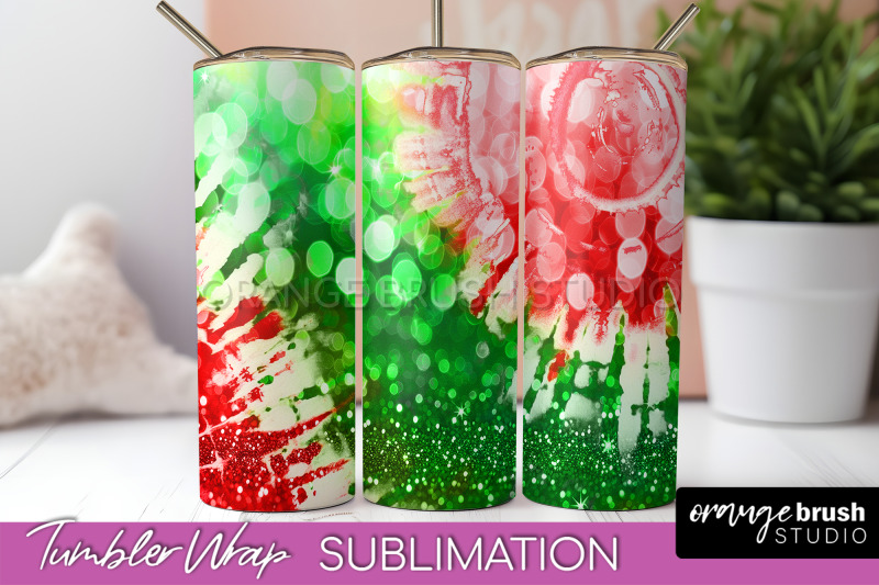 christmas-tie-dye-tumbler-wrap-glitter-tumbler-sublimation