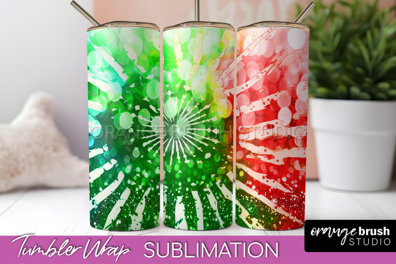 christmas-tie-dye-tumbler-wrap-glitter-tumbler-sublimation