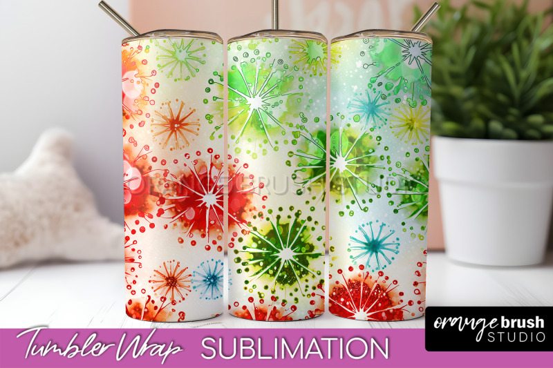 christmas-tie-dye-tumbler-wrap-glitter-tumbler-sublimation