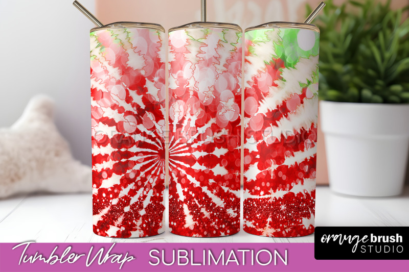 christmas-tie-dye-tumbler-wrap-glitter-tumbler-sublimation