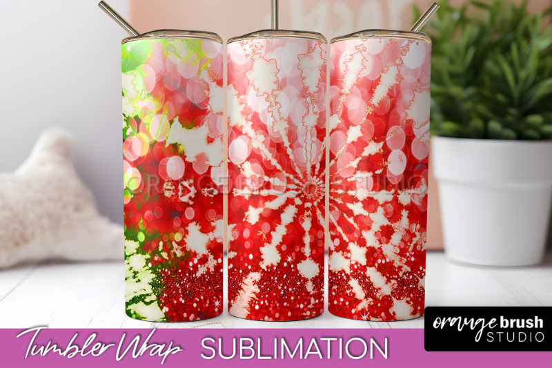 christmas-tie-dye-tumbler-wrap-glitter-tumbler-sublimation