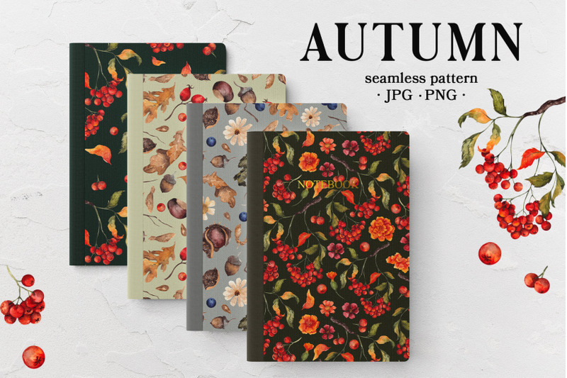 autumn-watercolor-seamless-pattern