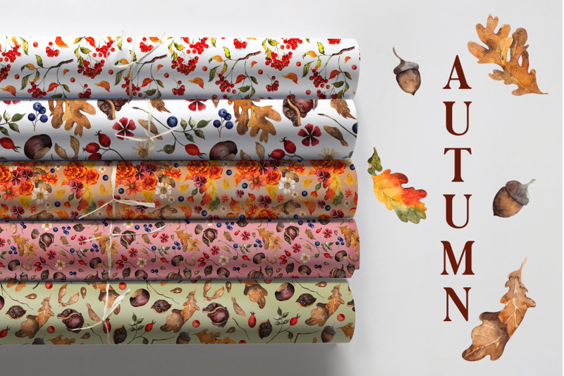 autumn-watercolor-seamless-pattern