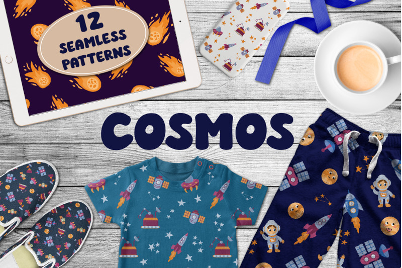 space-paper-seamless-patterns