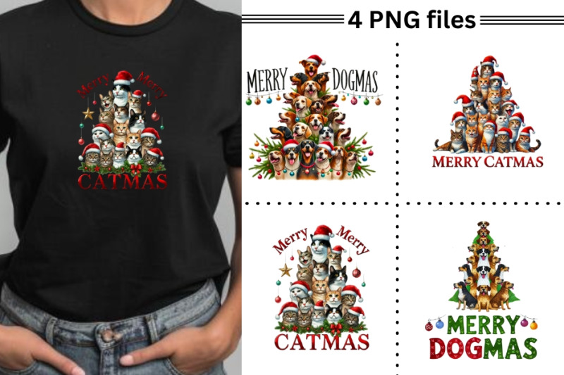 merry-dogmas-amp-catmas-png-funny-pet-christmas-png-set-festive-animal