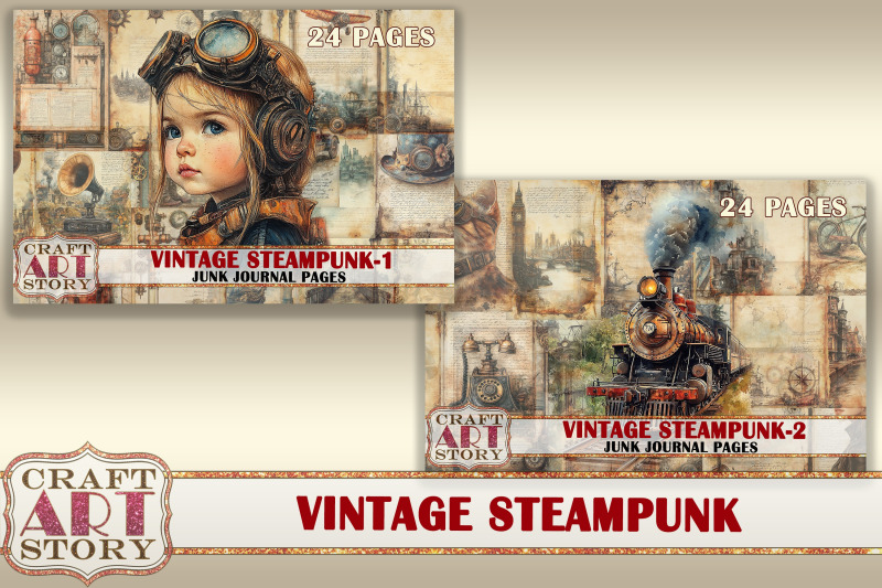 vintage-steampunk-junk-journal-pages-1-scrapbook