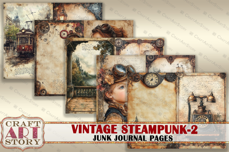 vintage-steampunk-junk-journal-pages-2-scrapbook