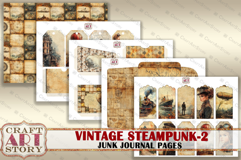 vintage-steampunk-junk-journal-pages-2-scrapbook