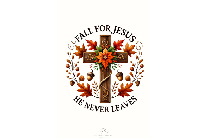 fall-for-jesus-he-never-leaves-png-christian-cross-sublimation-design