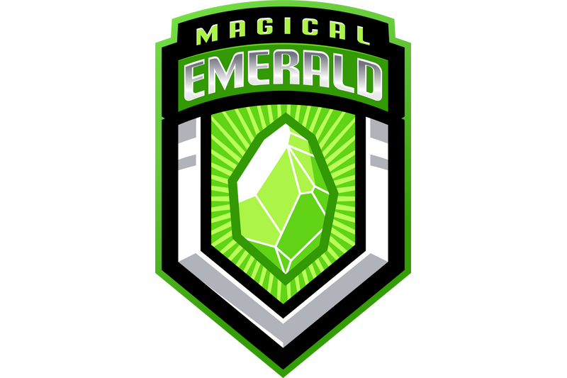 magical-emerald-esport-mascot-logo-design